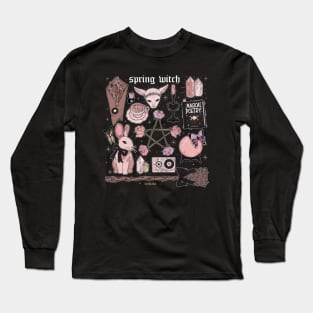 Dark Spring Witch Long Sleeve T-Shirt